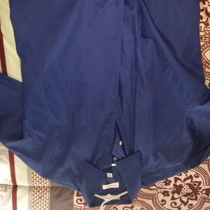 Soft blue van heusen dress shirt